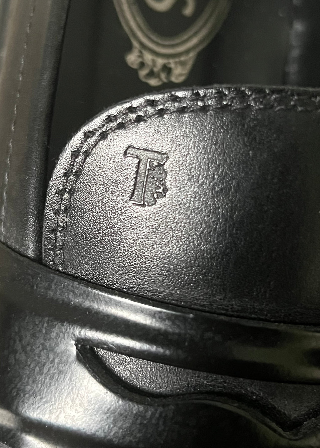 Mocassins Tod’s en cuir noir mat, taille 38,5