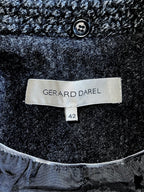 Veste Gérard Darel en tweed anthracite 34