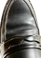 Mocassins Tod’s en cuir noir mat, taille 38,5