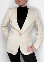 Veste écru Yves Saint Laurent Variation, taille 38