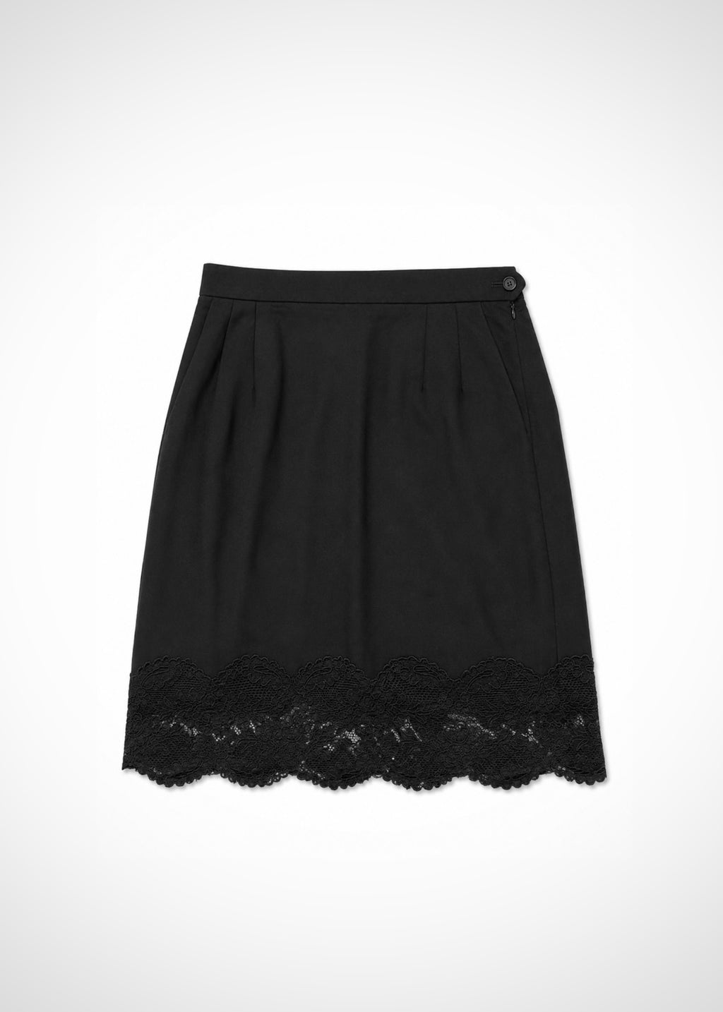 Jupe Yves Saint Laurent avec dentelle, taille 36