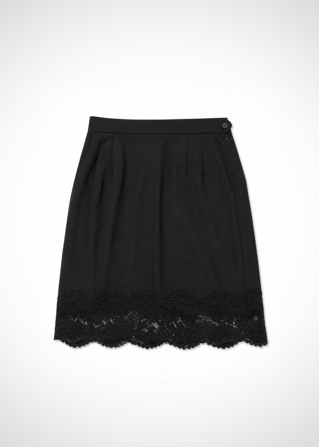 Jupe Yves Saint Laurent avec dentelle, taille 36