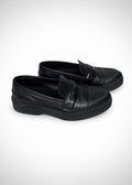 Mocassins Tod’s en cuir noir mat, taille 38,5