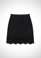 Jupe Yves Saint Laurent avec dentelle, taille 36