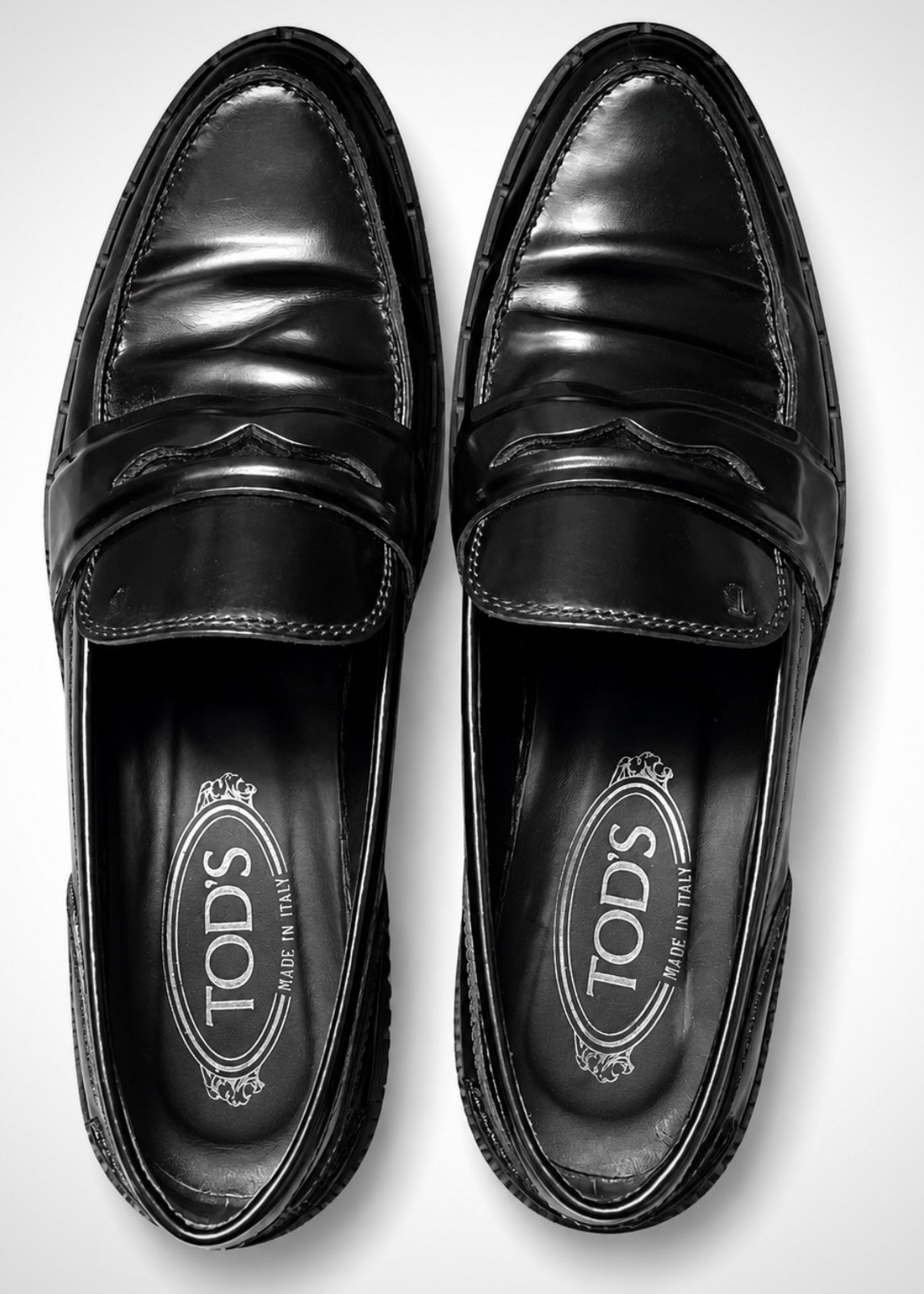 Mocassins Tod's vernis, taille 38