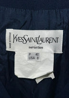 Veste Yves Saint Laurent bleu marine, taille 40