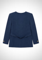 Veste Yves Saint Laurent bleu marine, taille 40