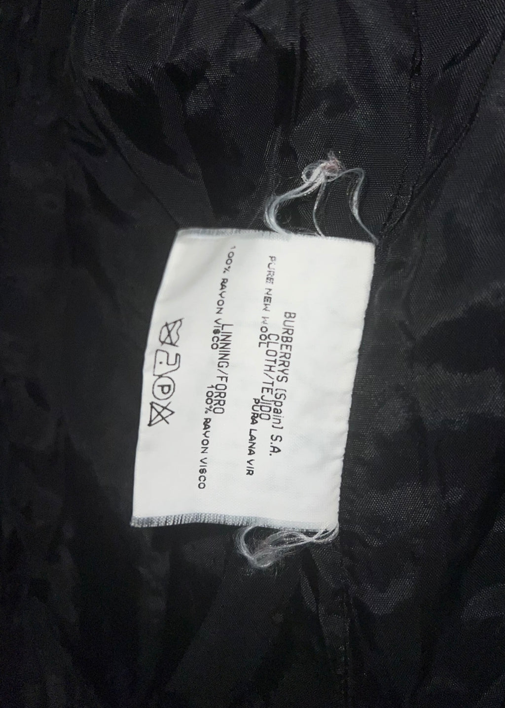 Veste tweed Burberrys, taille 36