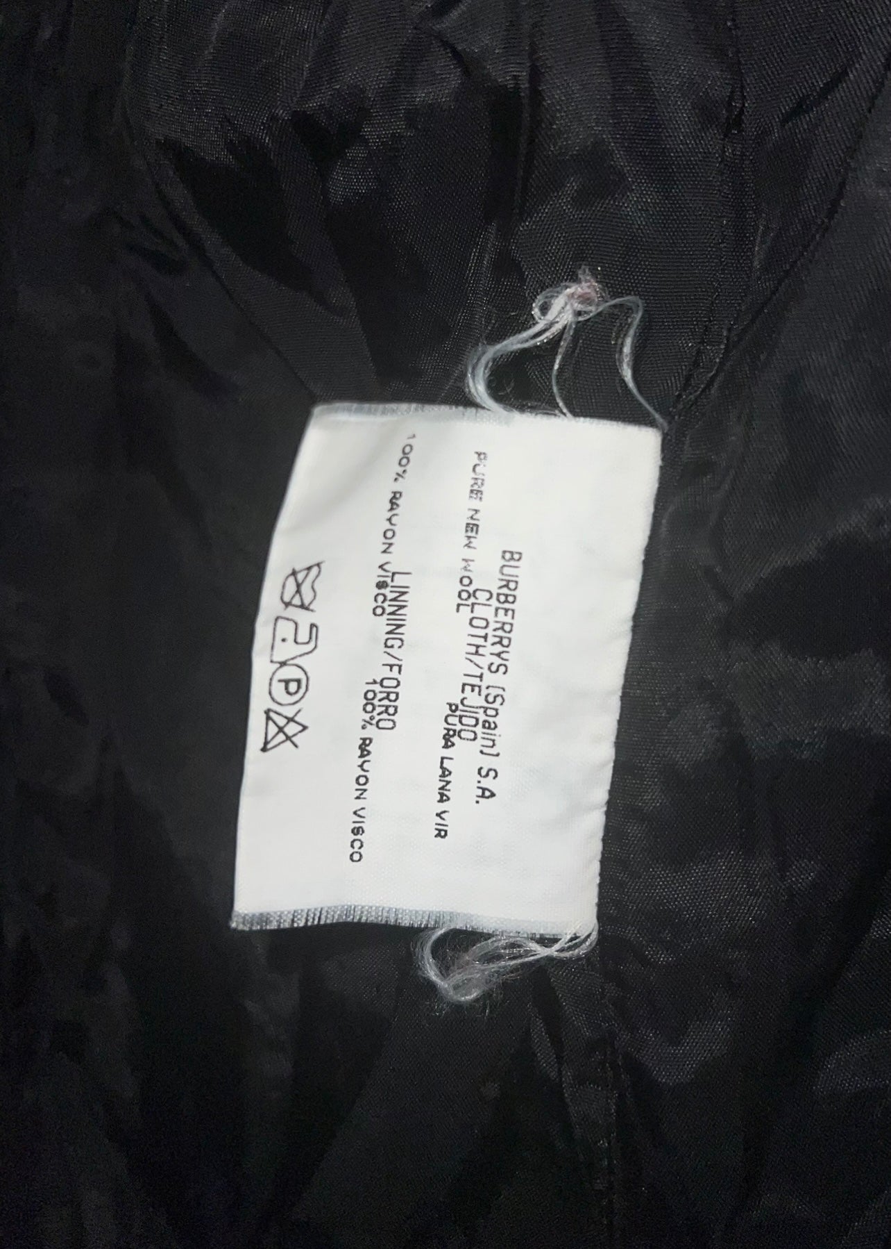 Veste tweed Burberrys, taille 36