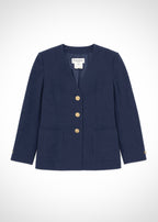 Veste Yves Saint Laurent bleu marine, taille 40