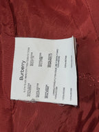 Veste tapisserie florale vintage à col velours Burberry, taille 34