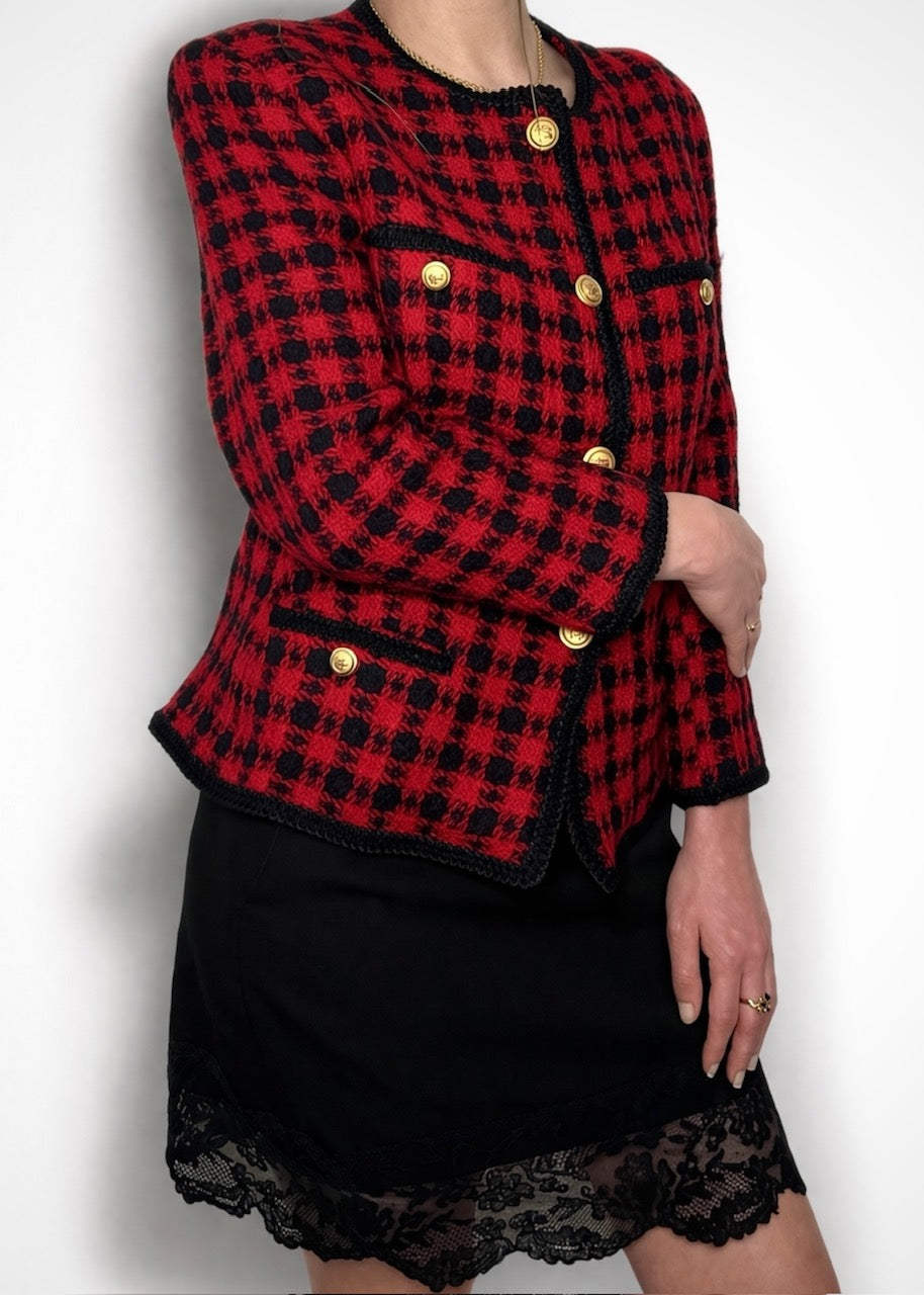 Veste tweed Burberrys, taille 36