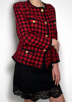 Veste tweed Burberrys, taille 36